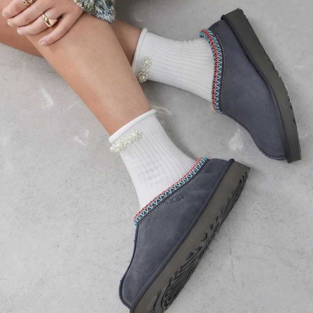 NIB UGG Tasman Dark Grey Slip On